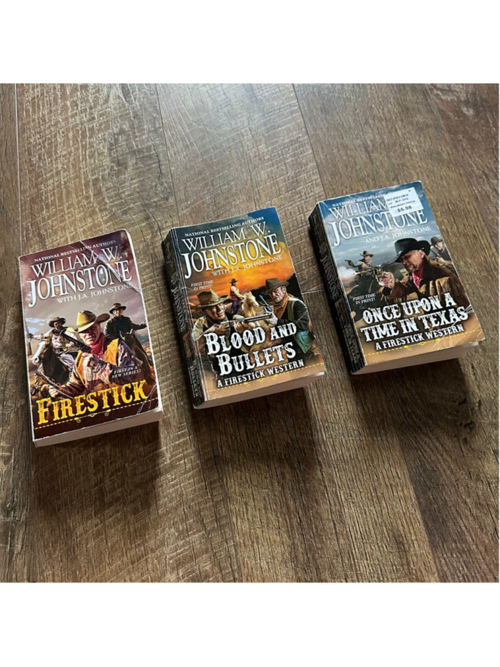Pinnacle Books Western Paperback Book Set, One Size, Brown and Blue